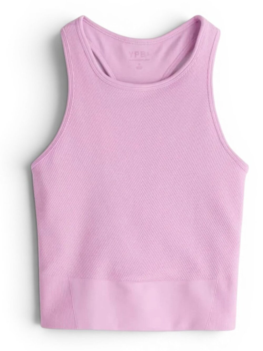 Abercrombie & Fitch YPB SeamlessCORE Ribbed Scuba Tank Top Lilac Women's Size L